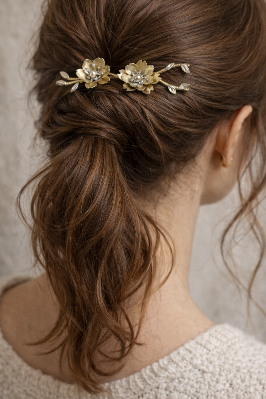 Cherry Blossom Hair Adornment