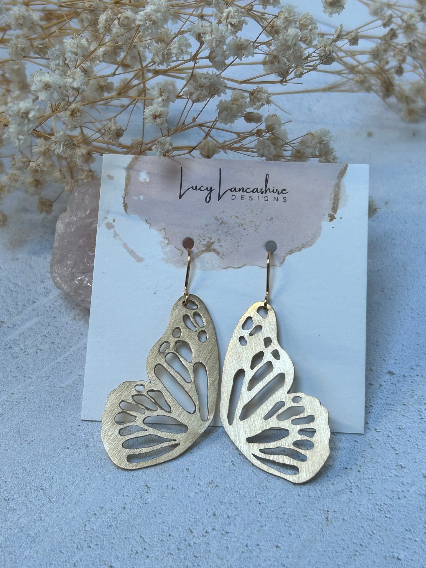 Butterfly wing earrings