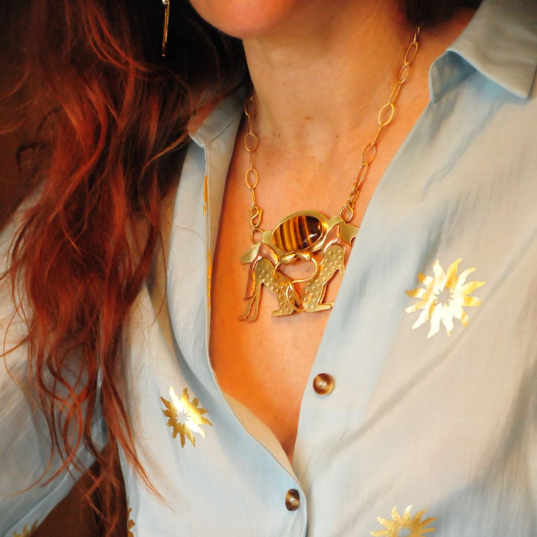 Aker inspired Talisman necklace