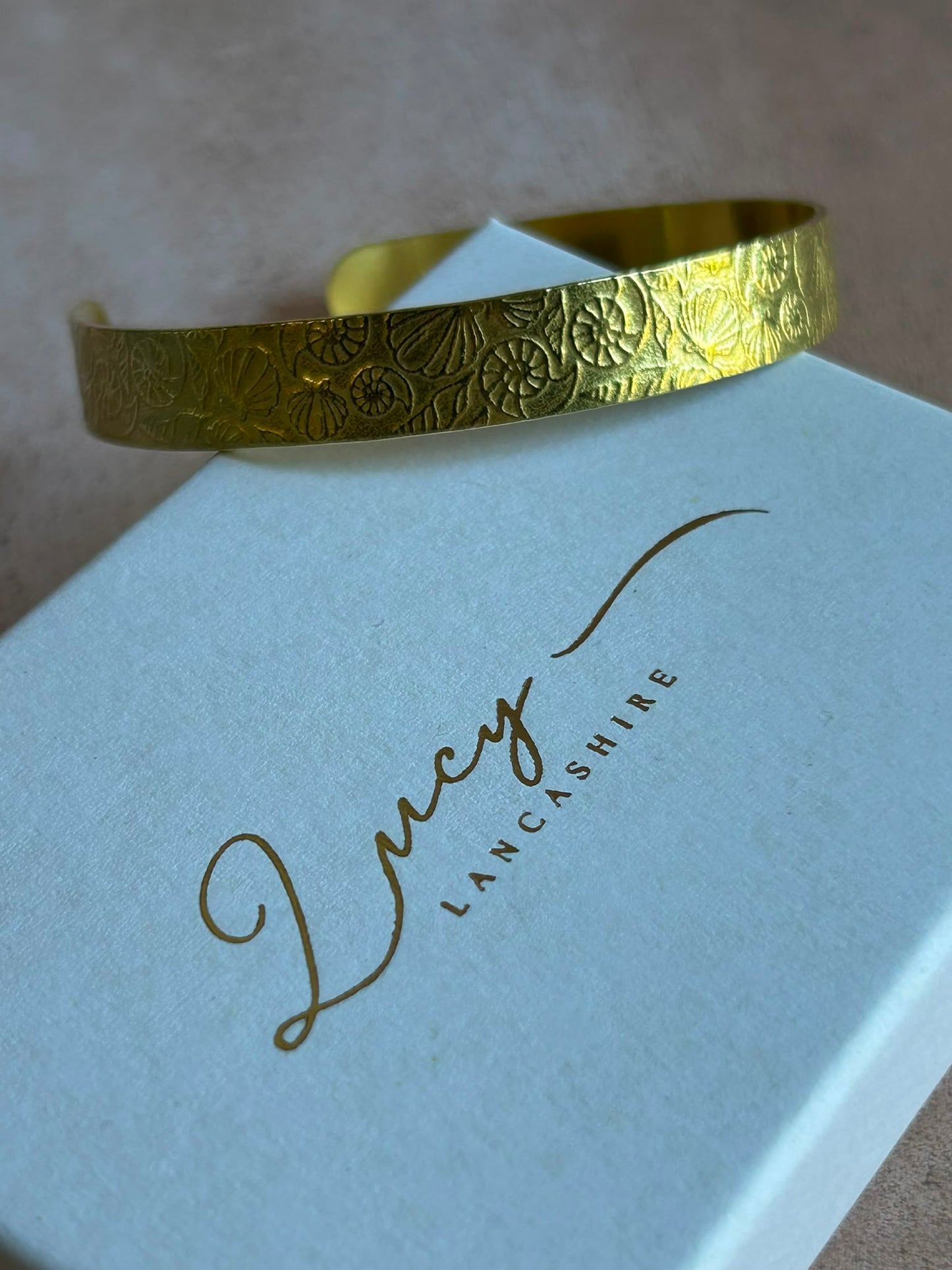 Brass Sea Shell Cuff