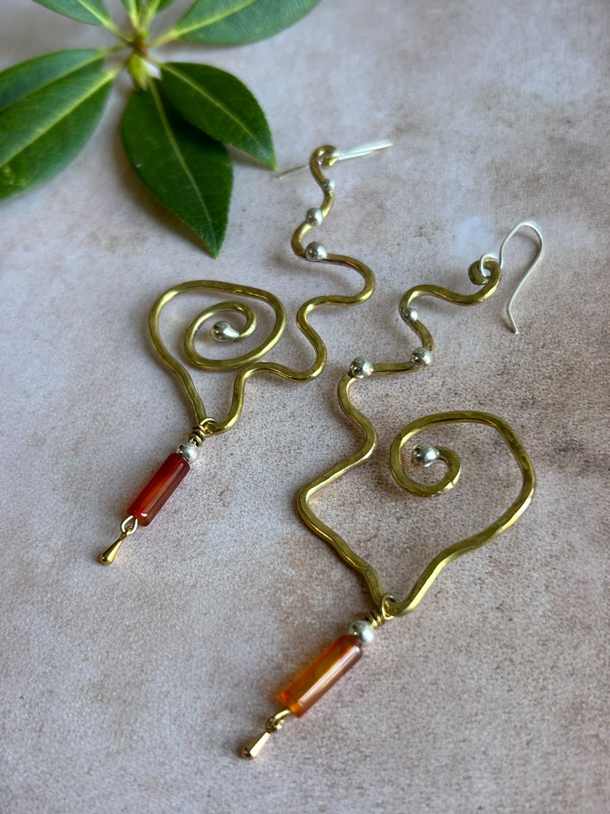 Asymmetrical statement Earrings