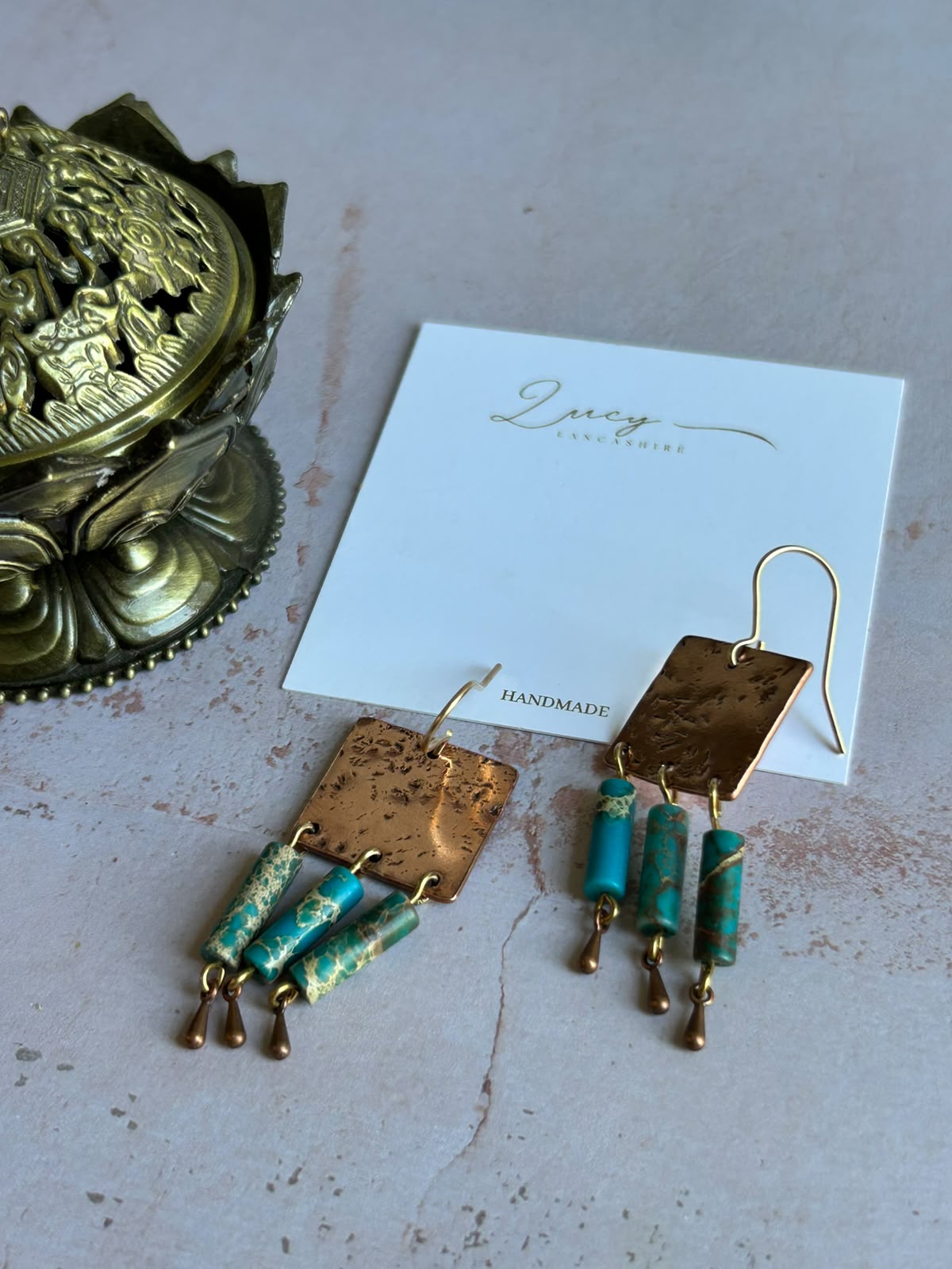 Turquoise drop earrings