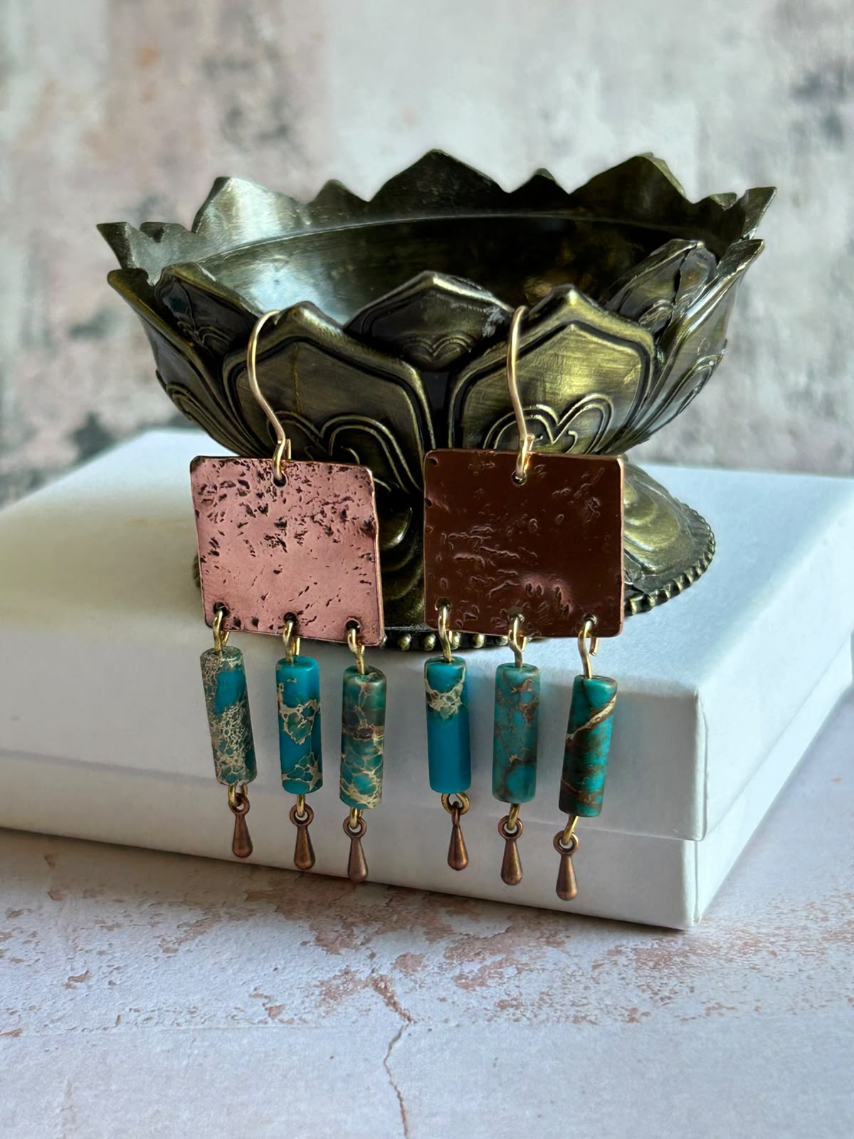 Turquoise drop earrings