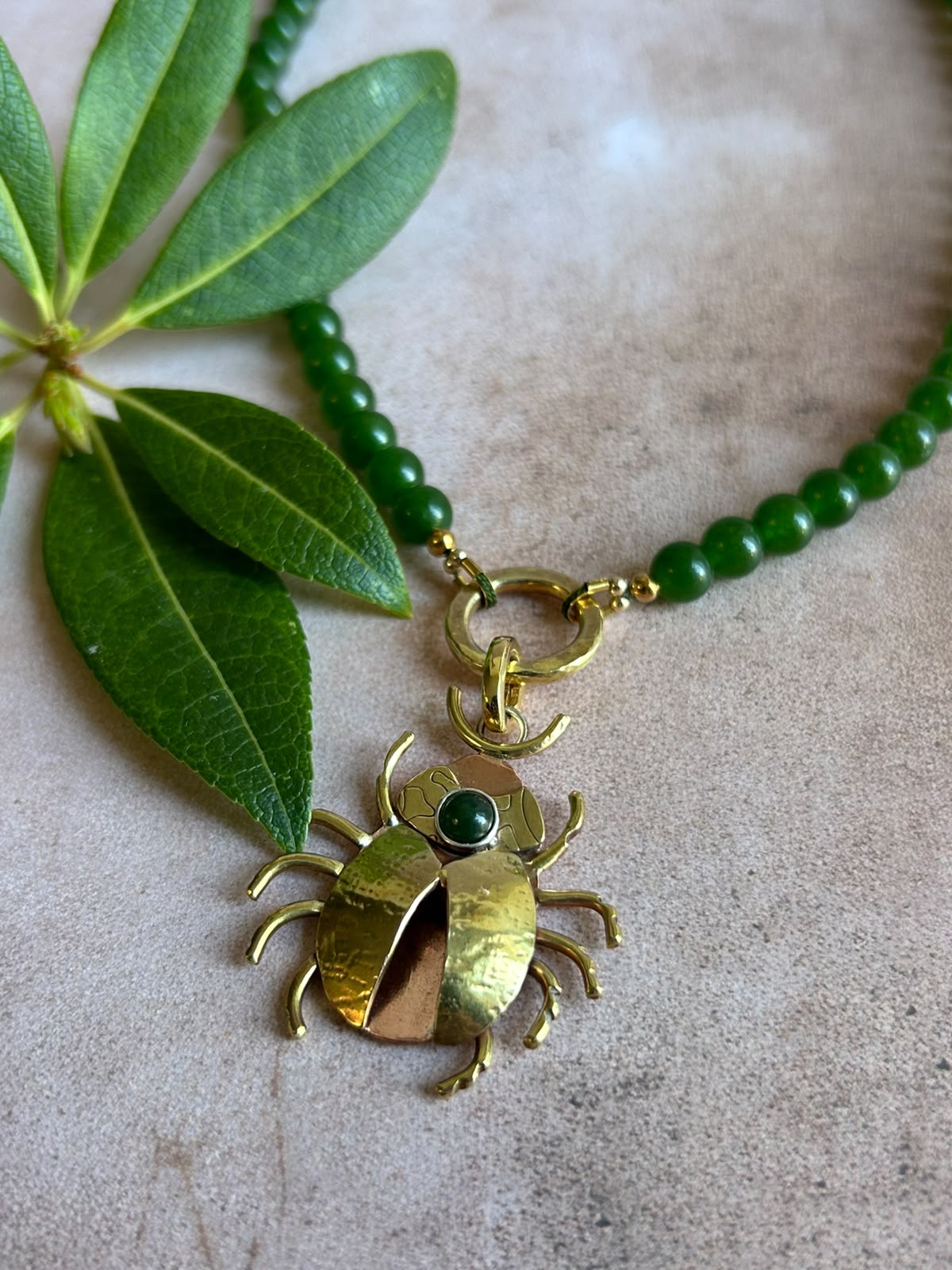 Jade Semi-Precious Gemstone Necklace.