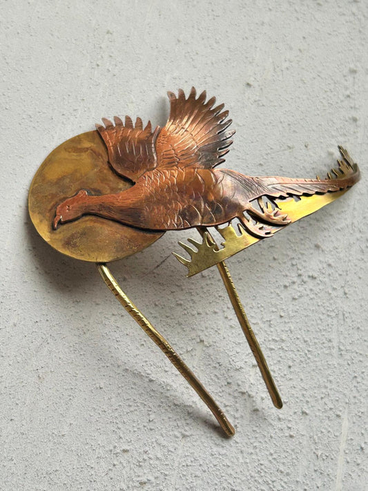 Pheasant Hair Pin